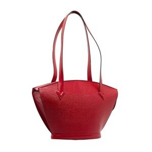 Auth Louis Vuitton Red Epi Leather Saint Jacques PM Bag vintage Trending!